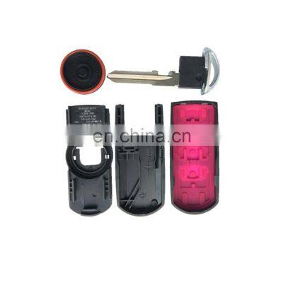 2+1 Buttons Remote Smart Car Key Fob Shell Blank Cover For Mazda 2 3 6 photo-5
