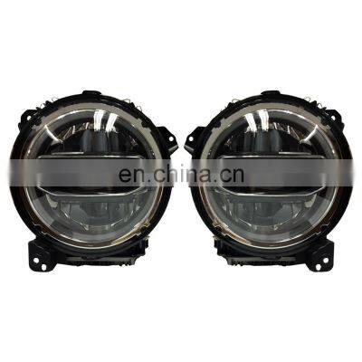 JL1092 LED Head Lamp for Jeep JLwrangler 2018+ Good Price 12-80V Head Light Car Spot Light 7 Inch 65W Led Headlight For Car