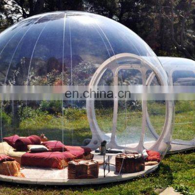 New design clear inflatable camping tent for outdoor event