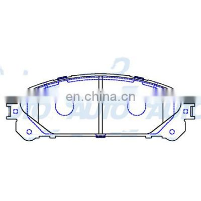 Automotive spare parts brake system Front  brake pad OEM  044650E020 044650E010 0446548150 044650E030 forToyota lexus