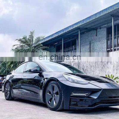 NC Tuning Style Front Bumper Rear Diffuser Spoiler Wing PP Body Kit for Tesla Model 3 photo-4