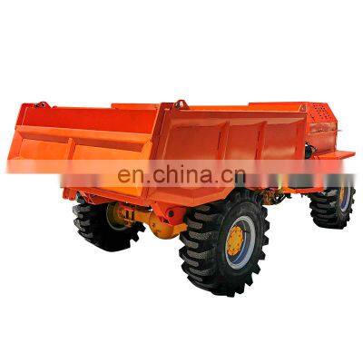 New Designed FCD60 Tunnel 4X4 Hydraulic Diesel Drive Truck Price 6 Ton Mini Mining Four-Wheel Dumper Trucks with side driving