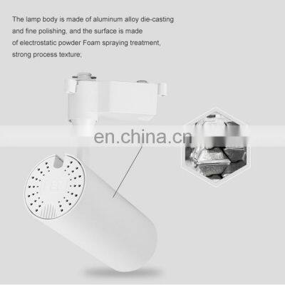 Indoor Living Room Mall Clothes Store Surface Mounted Cob 15w 25w 38w Aluminum Led Track Lighting photo-5