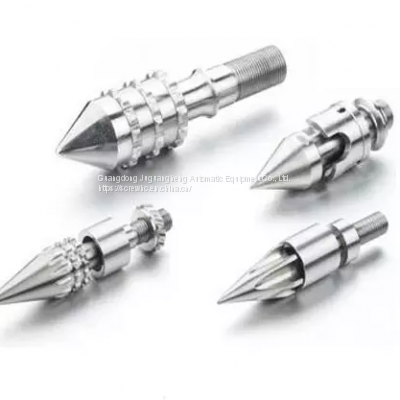 Screw Heads of Full Series, SKD61, 38CrMoALA and 42CrMo Injection Molding Machines Are Nitrided, Quenched, Electroplated and Blackened.