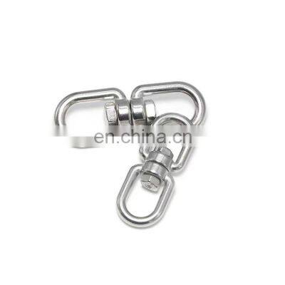 Wholesale KeyChain Hooks Stainless Steel Swivel Double End Eye Swivels Shackle Factory Rigging Hardware Chain Fittings photo-4