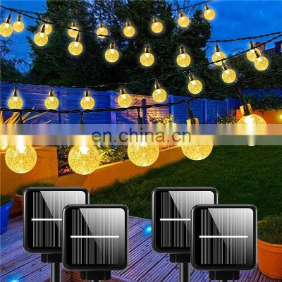 Globe Solar String Light 25 Clear Led Bulbs Vintage Backyard Patio Bulb Hanging Indoor Outdoor Lights