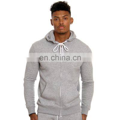 Wholesale Custom High Quality 80% Cotton 20% Polyester Royal Blue Hoodie Men's Fitness Hoody Hoodies New Designed photo-5