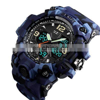 1155b Multicolor Led Hand Watches Men Watch Digital Dual Time Watch for Man Sports photo-4