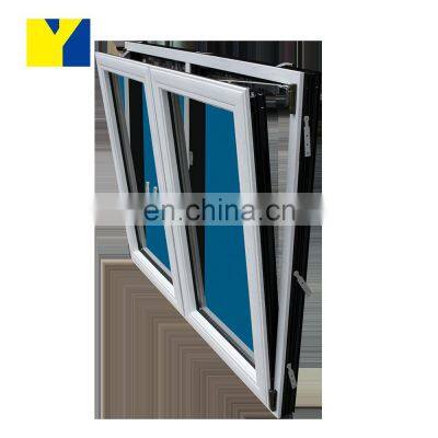 Aluminum Double Triple Glass Tilt & Turn Project-out Window Comply With NFRC and NAMI USA Standard