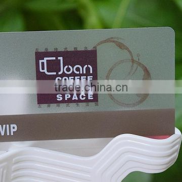 High qualitty pvc clear transparent card