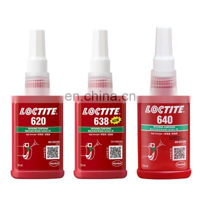 New Upgrade 50ml Loctiter 620 638 640 Anaerobic Adhesive Cylindrical Retaining Repair Adhesive Metal Bearing Glue