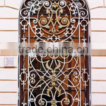 GYD-15WG035 decorative luxury wrought iron metal window grilles