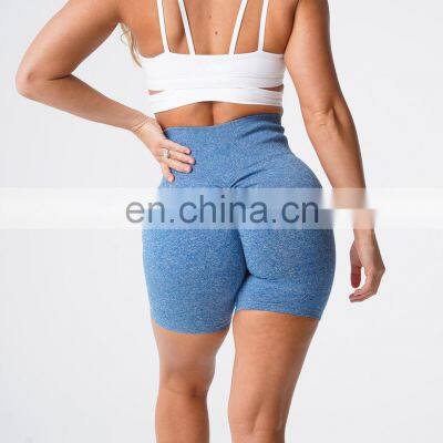 Tik Tok Hot Sale Seamless Yoga Shorts Scrunch Booty Butt Lift Short Pants High Waist Gym Fitness Running Wear Clothing