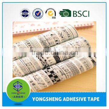 1000 patterns Japanese rice paper tape for decoration