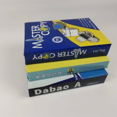 Manufacturers 70gsm 75gsm 80gsm Hard A4 Copy Bond print Paper Draft Double White Printer Office Copy Paper