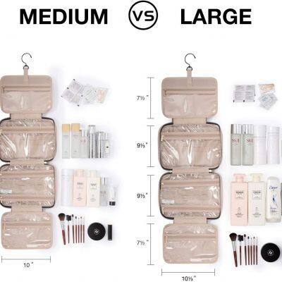Travel Bag With Hanging Hook, Water-resistant Makeup Cosmetic Bag photo-2