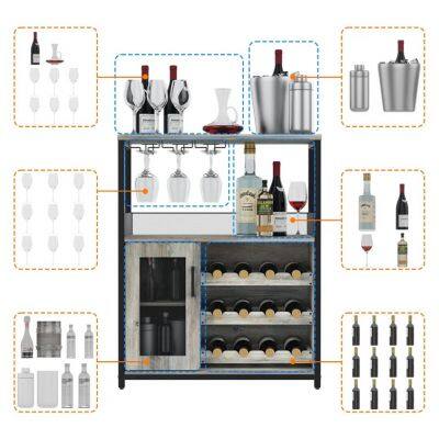 Living Room Wine Display Cabinet Locker photo-3