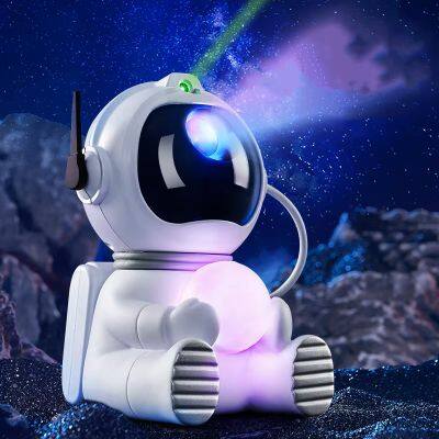Astronaut Galaxy Projector Fancy Nebula Star Projector Night Light Remote Control Warm Atmosphere Moon Lamp For Kids Bedroom photo-3