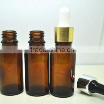 30ml amber glass dropper bottle for essential oil