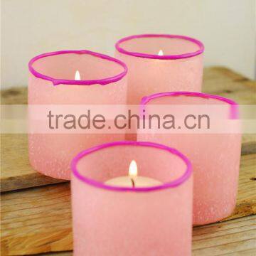 Spring Candle Holder, Pink Votive Candle Holder photo-2