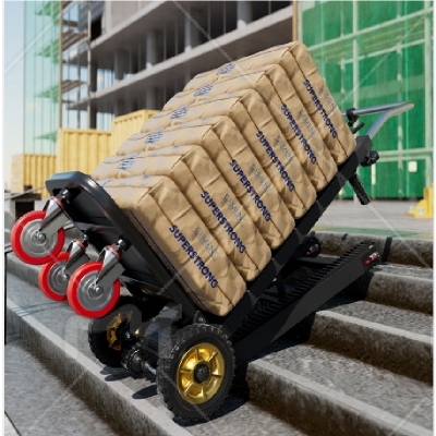 Climbing stairs, heavy-duty transport vehicle