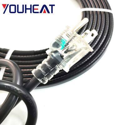 Heat Trace Cable for Pipes Concrete Tinned Copper Self Regulating Underfloor Heating Cable Copper Conductor Construction photo-2
