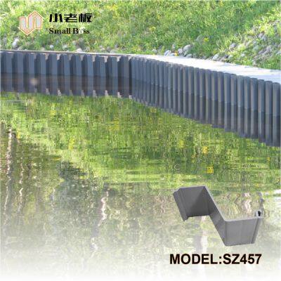 Venda em atacado de estacas de chapas de PVC, Estacas de chapas de PVC, Estacas de chapas de plástico vinílico, Tipo Z