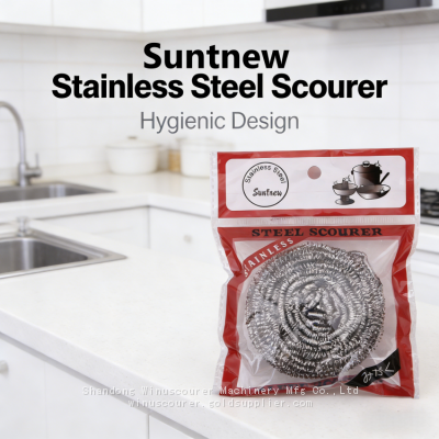 Multi-Size 15gram stainless scrubber ball kitchen clean dish wash scourer