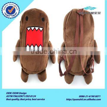 Custom domo kun plush backpack china manufacturer