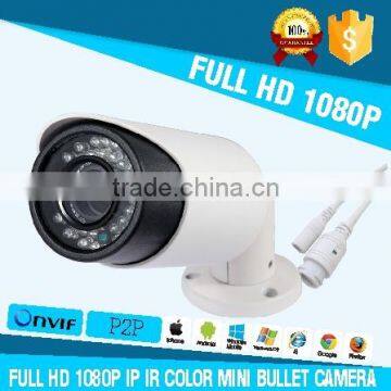 H.264 video coding 2.0MP HD IP ONVIF 2.4 Color IR 2.8-12mm Vari Focal Lens outdoor Bullet Camera