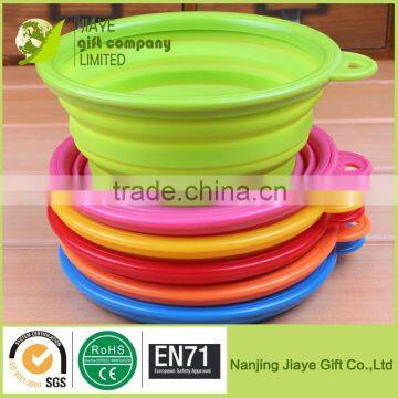 Silicone Collapsible Water Food Bowl for pet