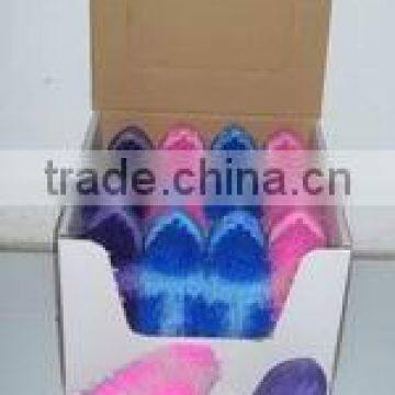 12 pcs large horse dandy brush in display box /assorted color