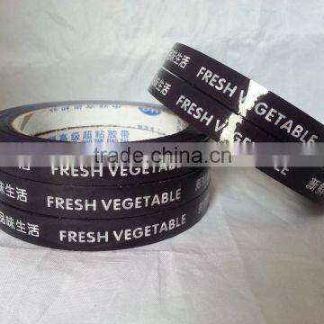 Bopp supermarket neck printing sealing tape with logo