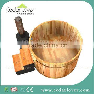 commercial round wooden hot tub