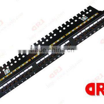 19" Rack Mount RJ45 Cat6 24 Ports UTP Patch Panel photo-2