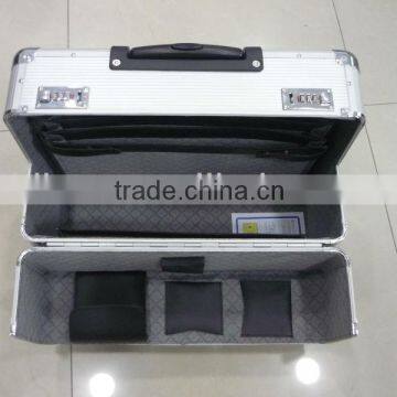 Aluminium brief trolley case