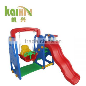 Plastic Slide And Swing For Children To Play