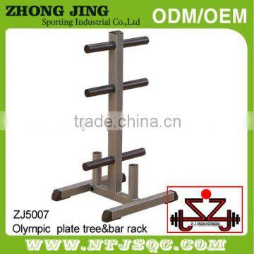 Olympic plate tree&bar rack/plate&dumbbell rack