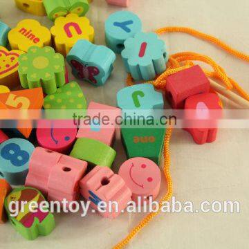 wooden christmas decoration 10mm wooden beads