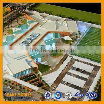 1: 250 ARABTEC Education Center School Scheme model