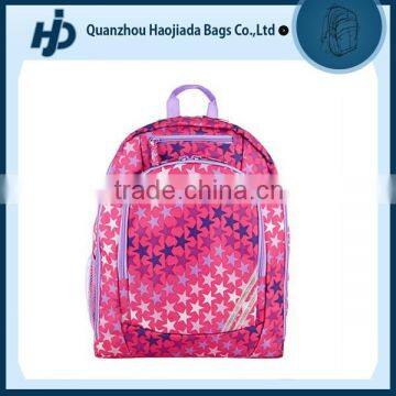 Sturdy comfortable 2015 trendy custom backpack school bags for girls