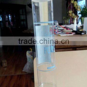 plastic packaging for hair extensions, hair extension packaging, clear tubes