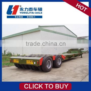 Alibaba made in China 2axle low bed semi trailer