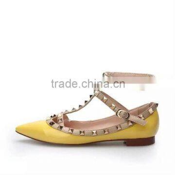 Spanish Brands Ladies Shoes Beautiful Leather Footwear Stylish Back Strap Women Flat Sexy Shoes