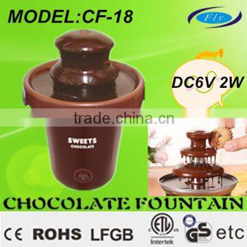 mini chocolate fountain [CF-18-3] CE GS ROHS