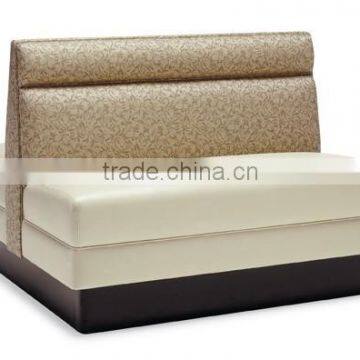 Modern leather cover booth sofa XDW2020