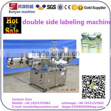 Servo motor High speed Automatic 2 sides Cold Glue bottle labeling machine