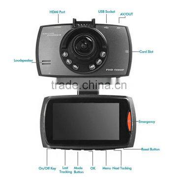 Factory OEM Novatek NTK96220 Night Vision G-sensor Car Dvr 2.7" LDC Car Blackbox Full HD 1080p Car Dvr photo-4