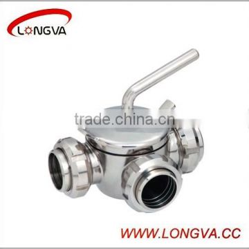 Wenzhou stainless steel three-way plug valve