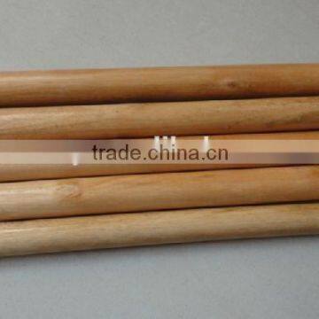 high quality 120cm length natural wooden broom stick with plastic cap